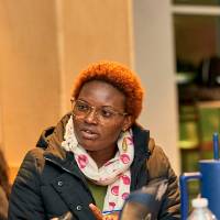 International Anchor Allies Winter 2026 First Mixer - a female student making a point.